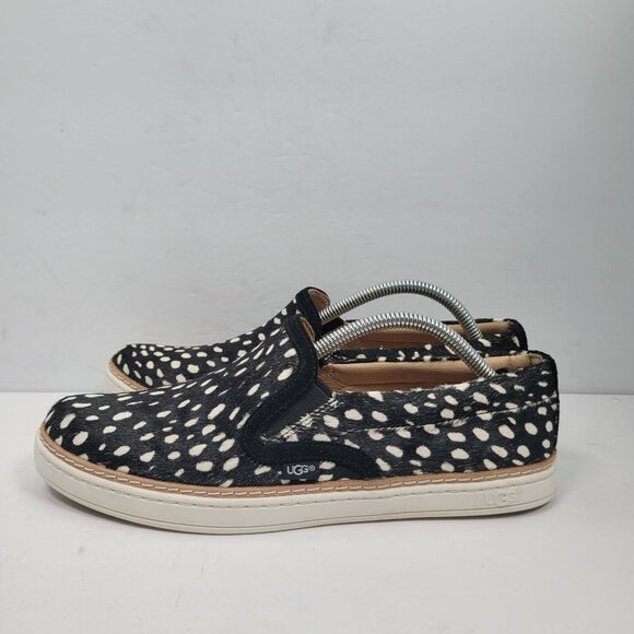 UGG Soleda Women's Exotic Black Slip-On Sneakers S/N1096943 US Size 9 - Picture 4 of 10